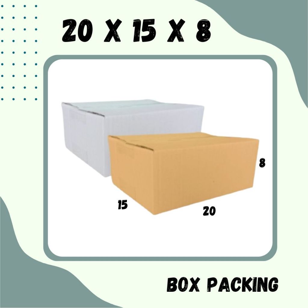 

Box 20x15x8 Kardus Packing A1 Olshop Karton Dus Souvenir Kotak Kemasan Sparepart Jamu Madu Assesoris Kosmetik