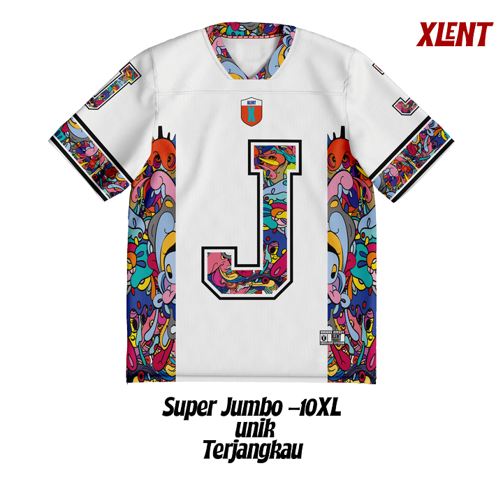 XLENT jersey Hurup J / Rugby / NFL / Hockey / big size / vintage / Retro Jersey Olahraga / Unik / Te