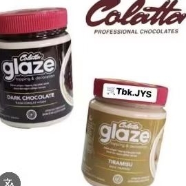 

Collata Glaze Dark Cokelat White Tiramisu Ukuran 250gram