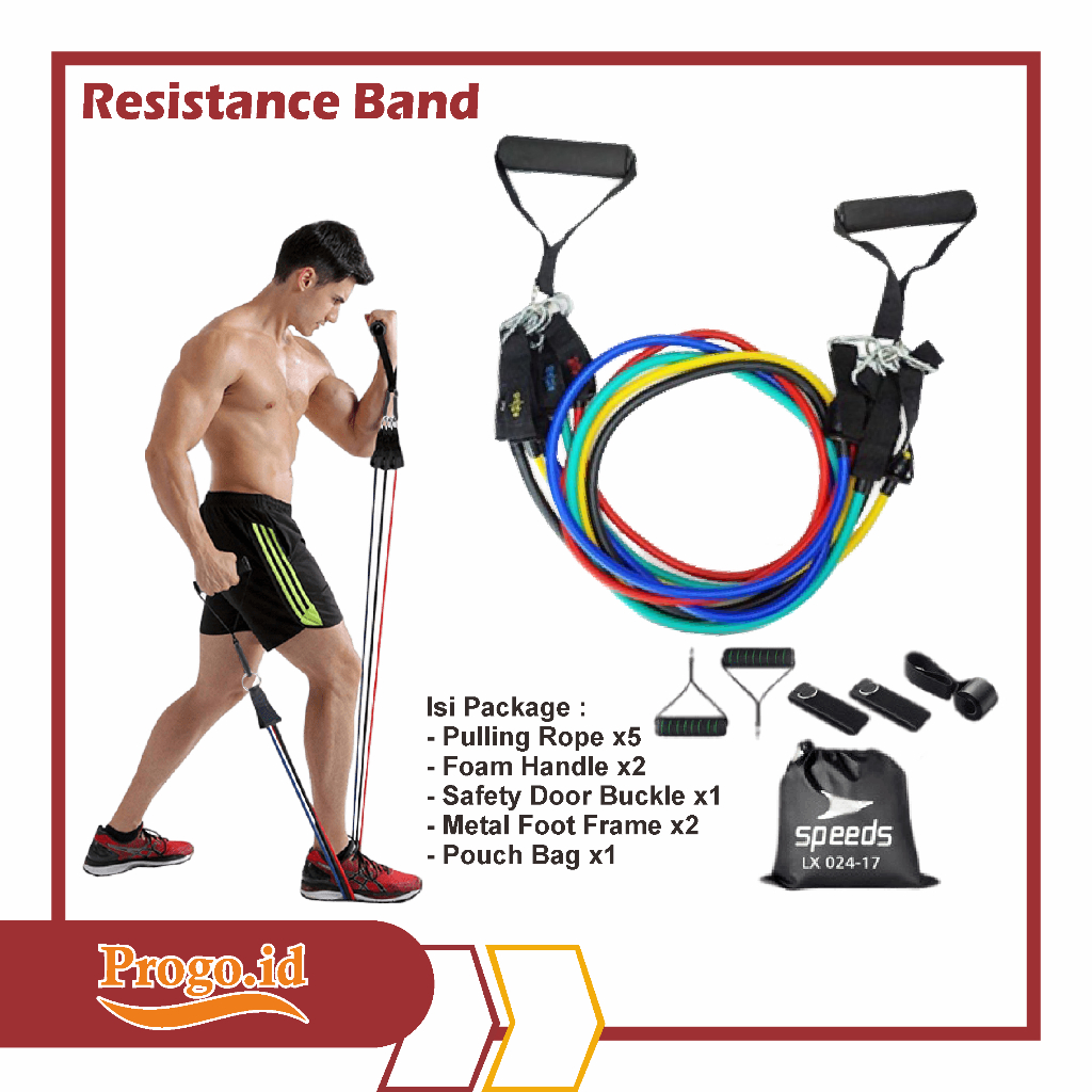 Set Tali Pembantu Fitness Gym Tali Resistance I Tali Resistance