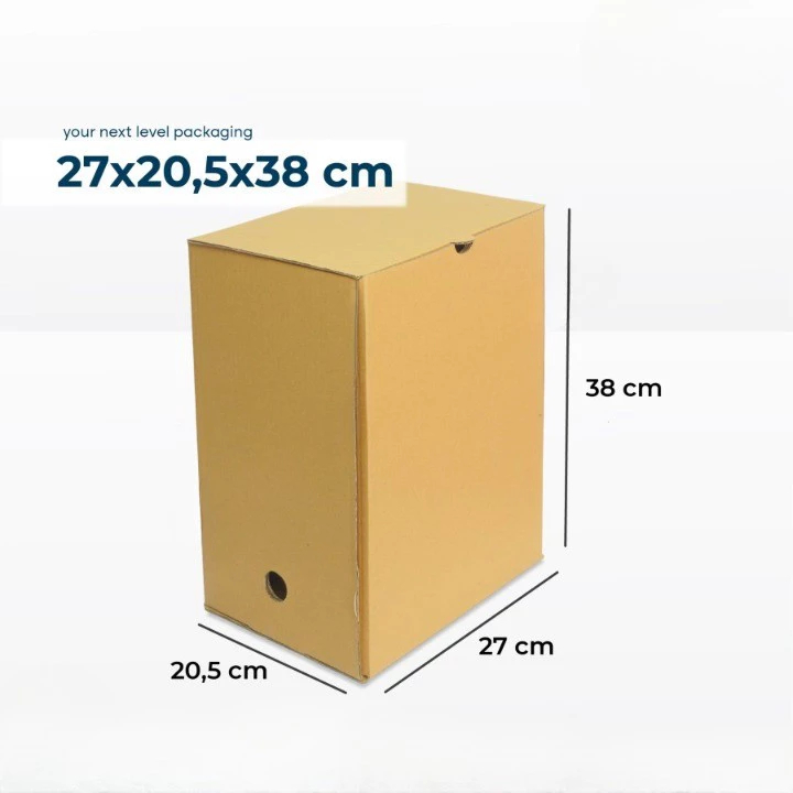 

10 pcs kardus packaging penyimpanan file arsip berkas dokumen single wall ukuran 27x20,5x38 cm