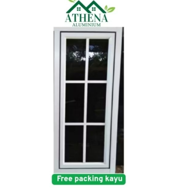 Kusen jendela aluminium ornamen,bukaan jungikt atau di dorong dari bawah, uk,T150xL60, gratis bubble