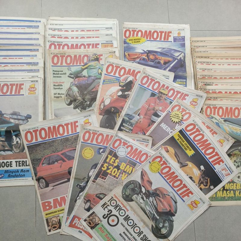 Tabloid OTOMOTIF jadul. Tahun 1992