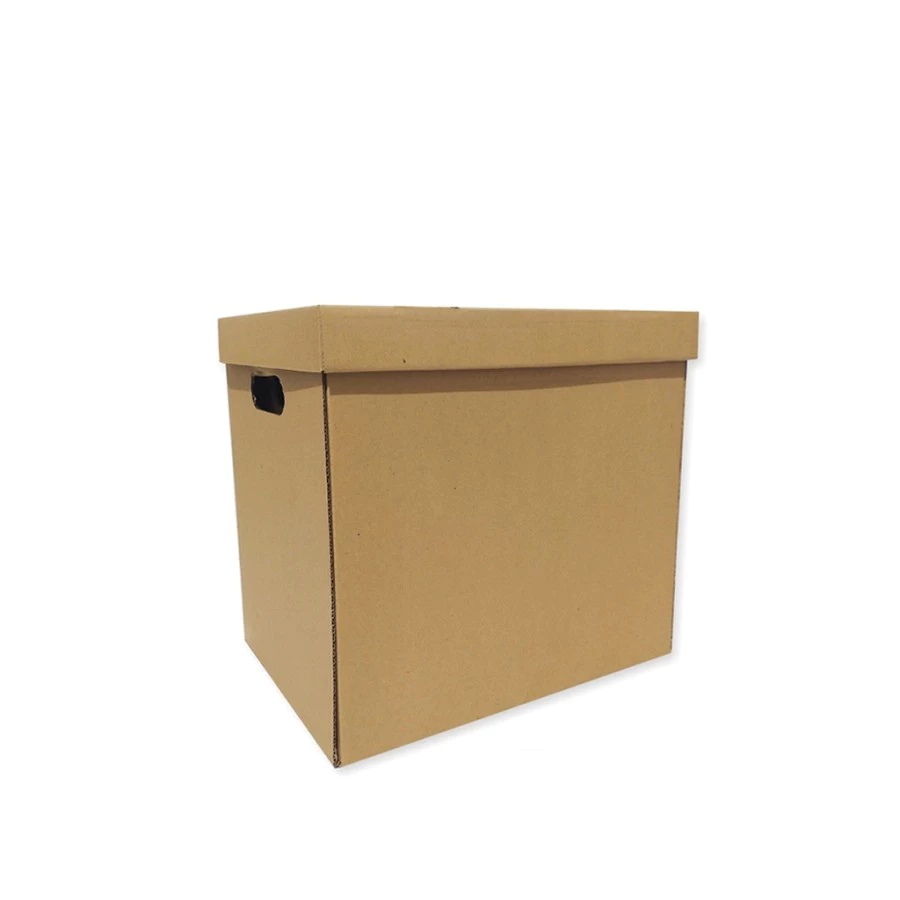 

10 pcs dus file arsip kotak polos penyimpanan dokumen berkas organizer single wall ukuran 38x28x35 cm