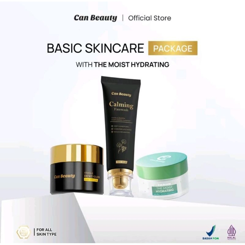 CAN BEAUTY Paket Basic Skincare Can Beauty Original BPOM