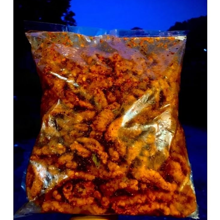

RK01 keripik usus pedas daun jeruk crispy 500 gram
