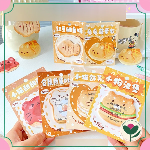 

Cute food sticky notes mini memo lucu gambar makanan MK1970