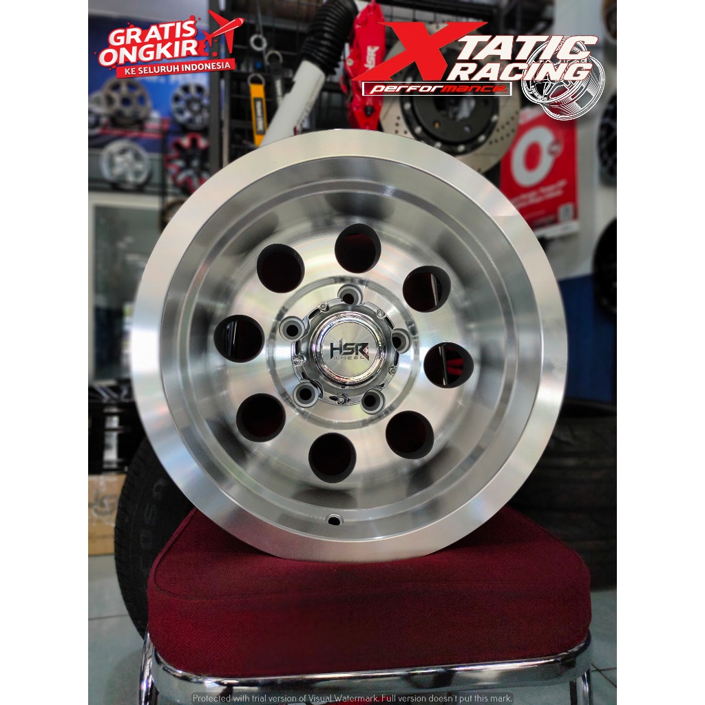 Velg Mobil Ofruad HSR R15 Type DUFFY Pas Di Mobil Feroza,Taft,Katna,Escudo,Vitara