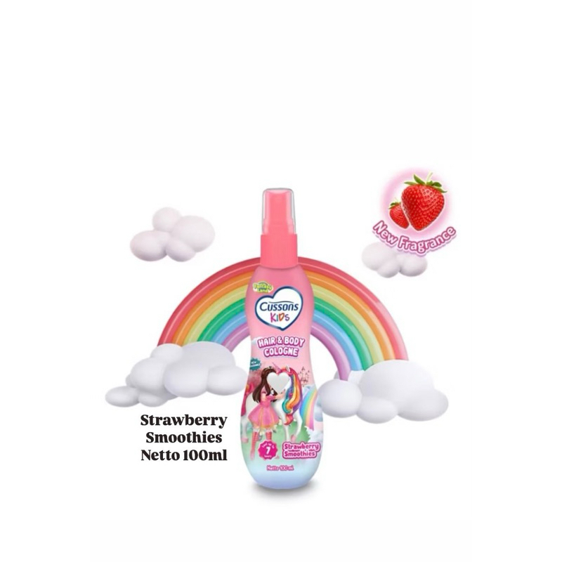 Hair & Body Cologne Cussons  / Strawberry Smoothies / Cologne pink