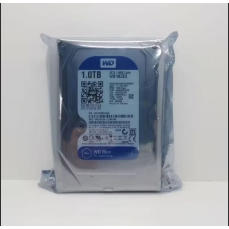 HARDISK 1TB WD BLUE SATA 3.5" HDD INTERNAL 1TB PC CPU COMPUTER 100%