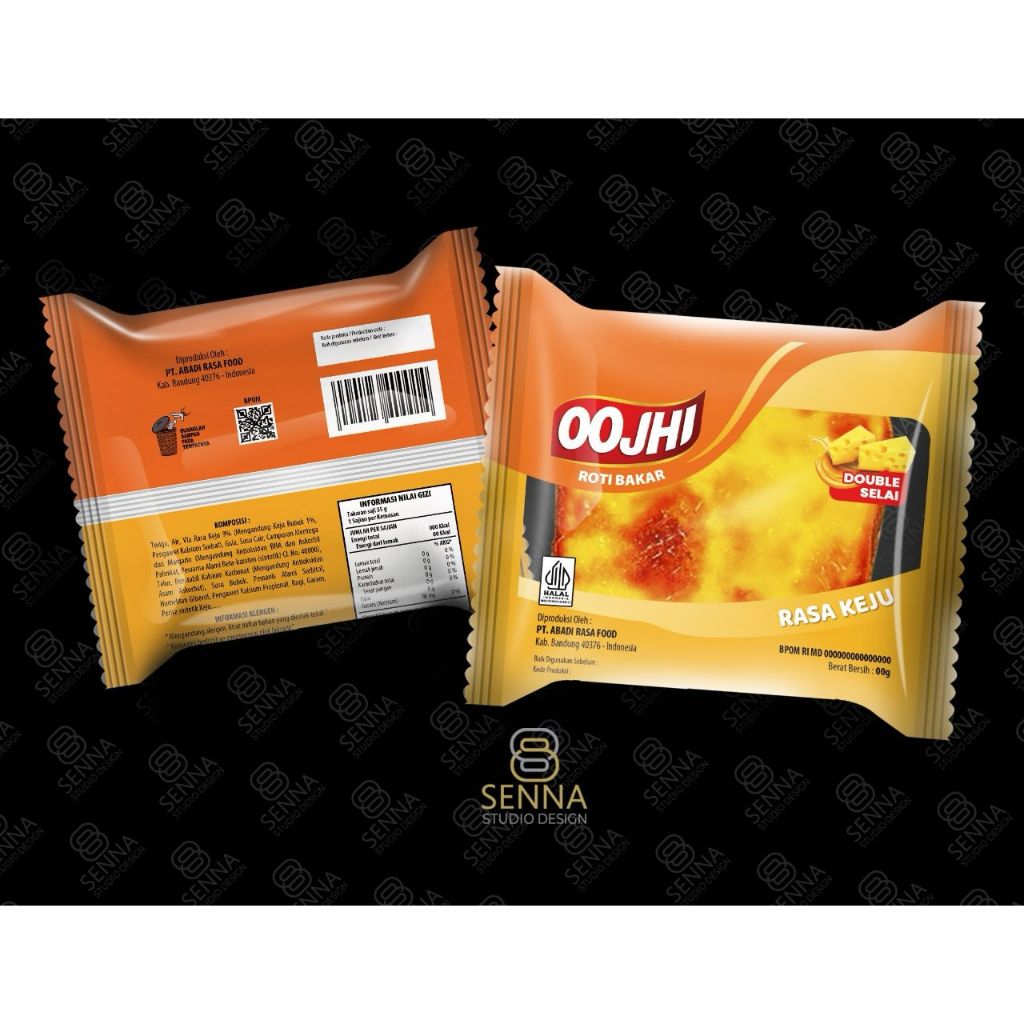 

OOJHI Roti Bakar Double Selai | Isi 1 Pcs