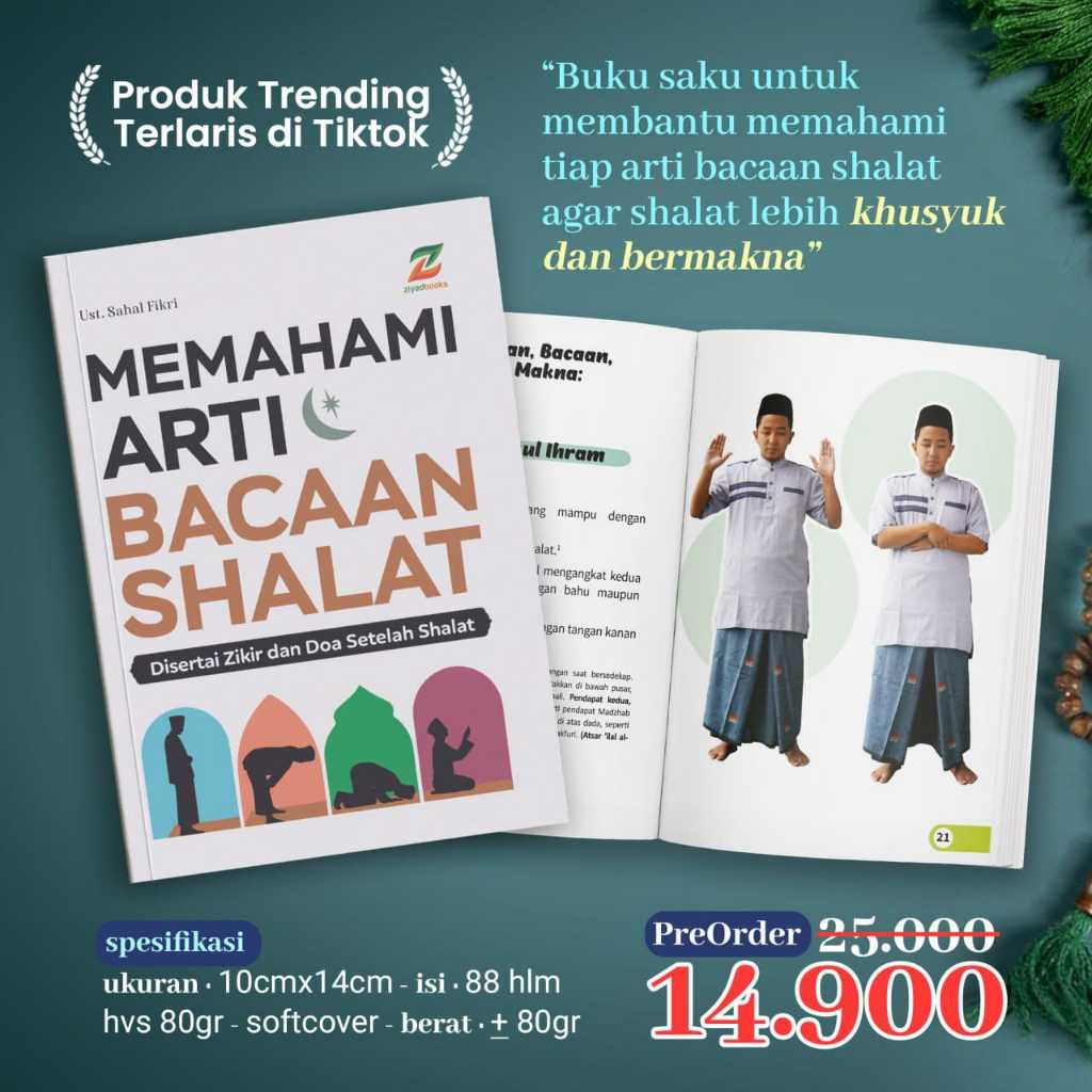 MEMAHAMI ARTI BACAAN SHALAT | IBADAH SHOLAT | ziyadbooks