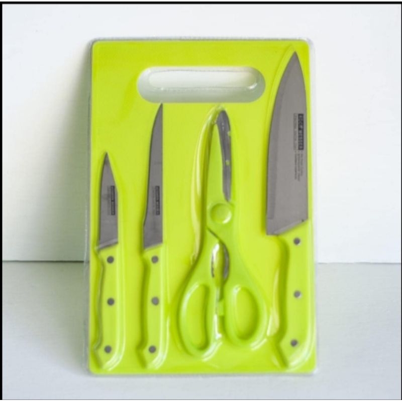 Pisau SetTalenan/pisau/gunting/talenan