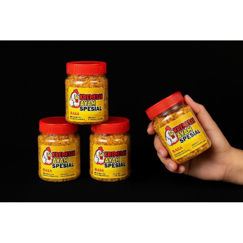 

Kremesan Ayam Gurih 100gr – Siap Santap! Edisi Toples Simpel & Higienis