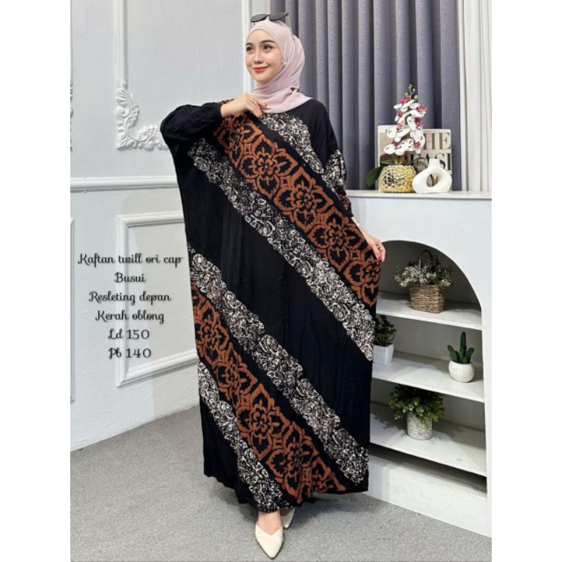 Kaftan Batik Cap Twill Ori