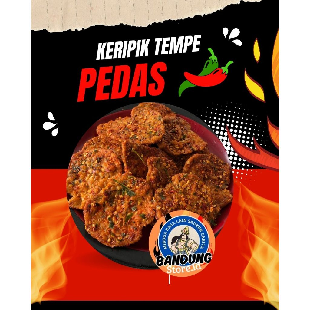 

Best Seller Keripik Tempe Kriuk Bandung isi 1 Kg
