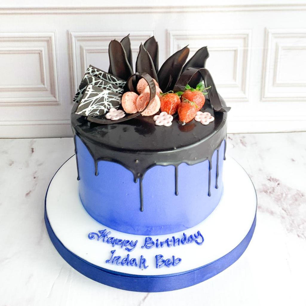 

Kue Ulang tahun/Birthday Cake/Kue Ultah tema Blue/Kue Biru/Kue Birthday jakarta