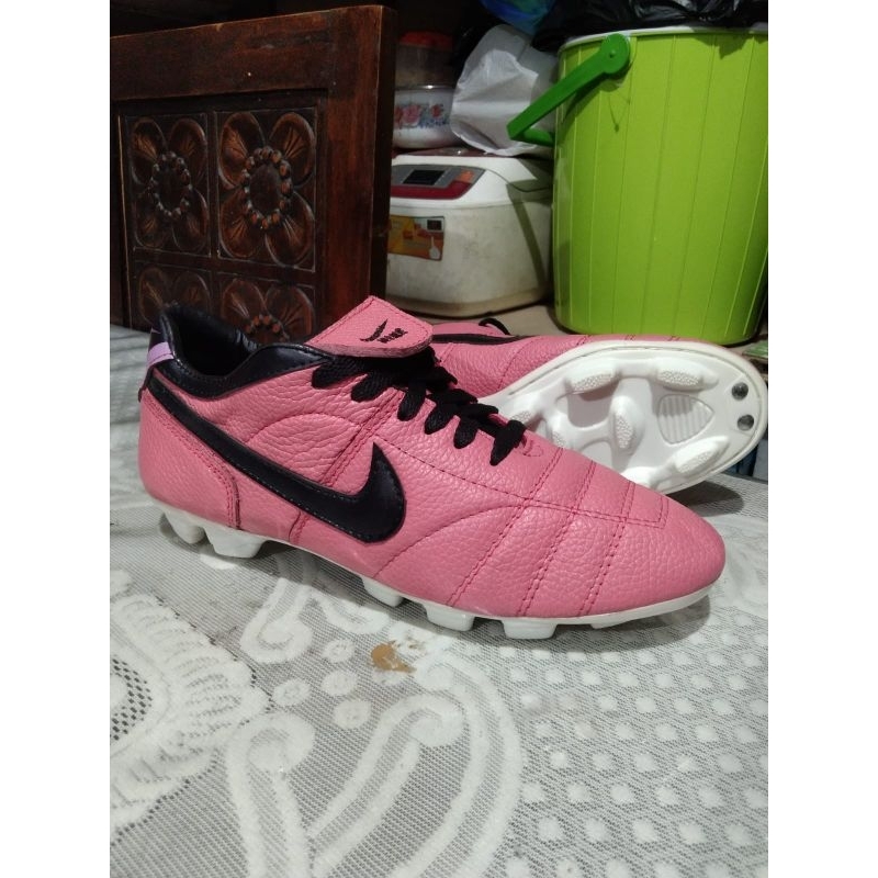 sepatu bola pul 13 & pul 6 kulit asli