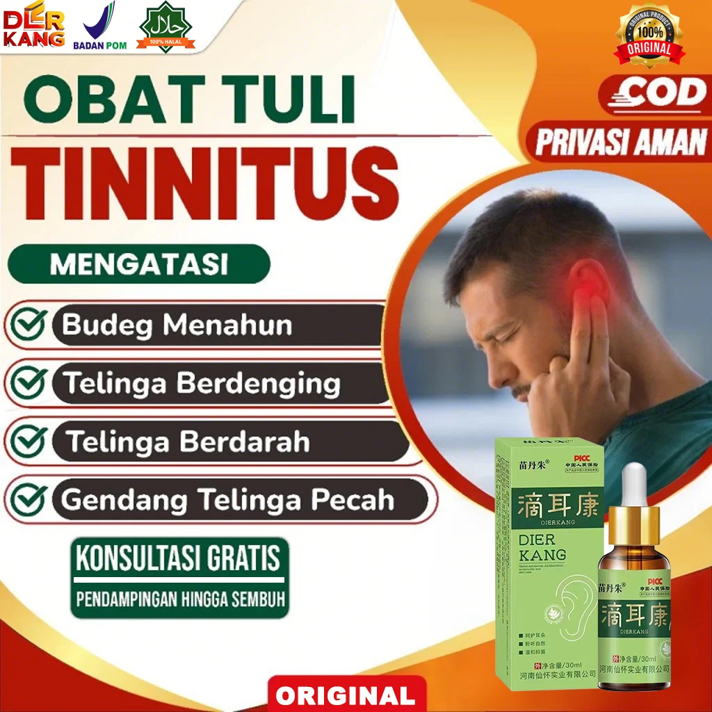 obat tetes telinga cairan pembersih telinga alat tetes telinga budek Herbal alami melembutkan kotora