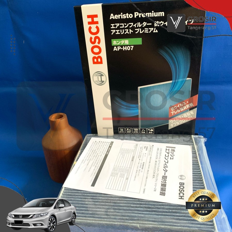 filter cabin AC ⁠CIVIC FD FB Gen8 Gen9 2006-2015 Bosch 914 Aeristo Premium Carbon Filter Kabin Mobil