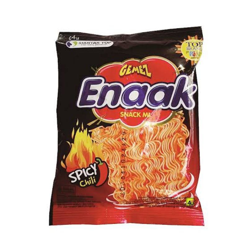 

SIANTAR TOP MIE GEMEZZ ENAAK SPICI CHILI / 1 RENCENG ISI 10 PCS