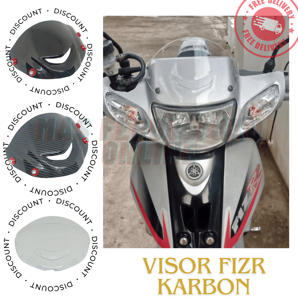 VISOR PLUS BAUT MIO SHOGUN 125ZR FIZ R MIO VEGA R VEGA ZR SUPRA DAN MOTOR LAINNYA