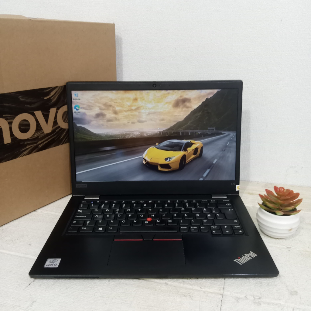 LAPTOP LENOVO THINKPAD L13 INTEL CORE I3 GEN 10th RAM 8GB SSD 128GB LAYAR 13,3"INCH LIKENEW