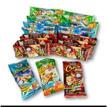 

1 dus cucupop lollypop isi 10 pack,1 pack isi 20 pcs
