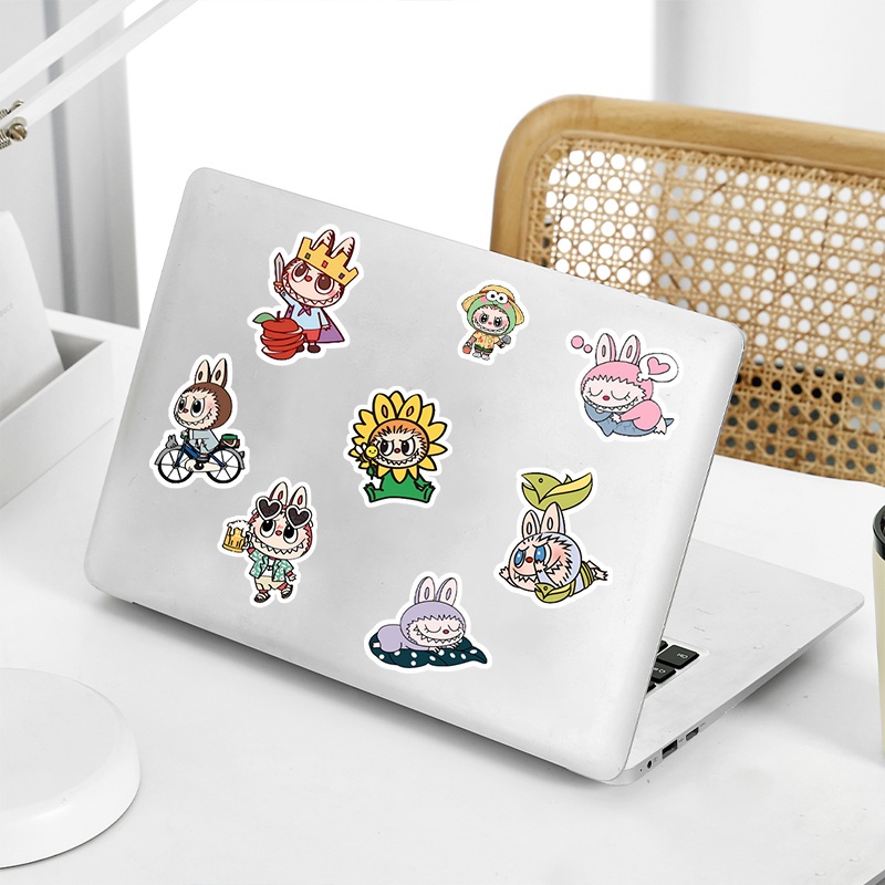 

ghg Monster LABUBU Stiker ins Stiker Kartun Aesthetic Stiker Anti Air Stikers Beerekat Wateroof