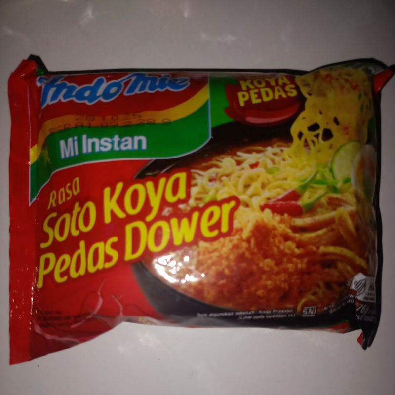 

Indomie soto koya pedas dower