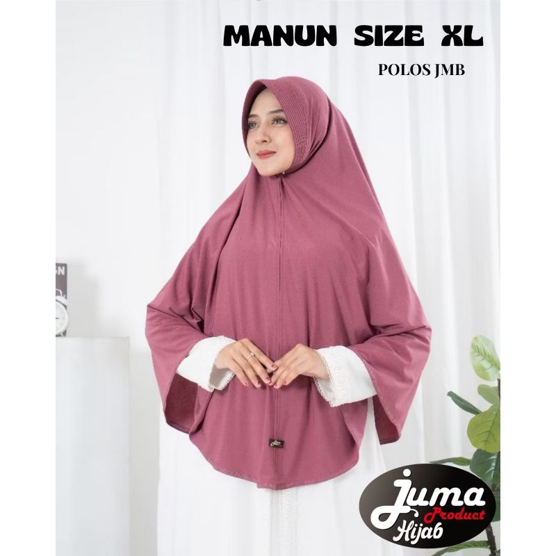 (BISA COD) Jilbab Jersey Jumbo Polos / Jilbab Jersey Syari