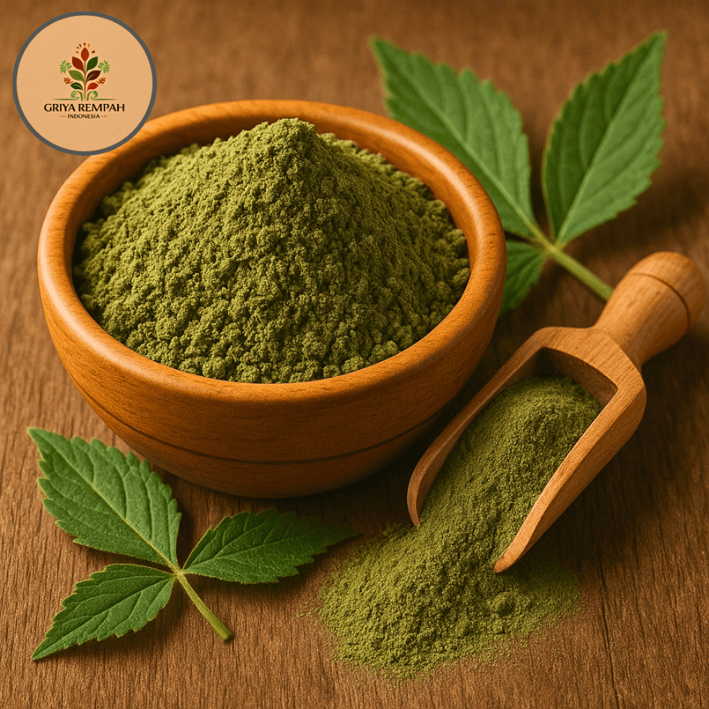 

DAUN SEMBUKAN BUBUK 1 KG Kentut Rempah Herbal Simplisia Alami Ramuan Jamu Kering Tradisional Kesehatan Paederia foetida Simbukan