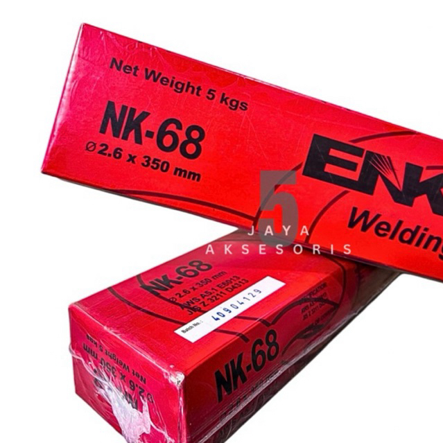 Kawat Las 2.6 X 350 mm/NK 68 Merah/5 KG