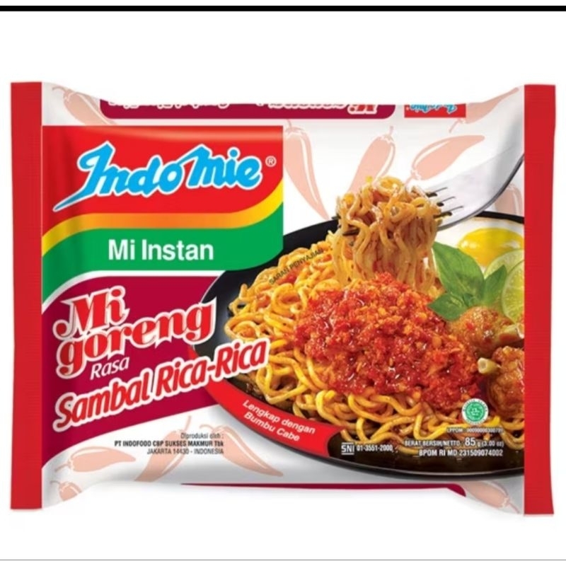 

Indomie sambal rica rica 20 bungkus