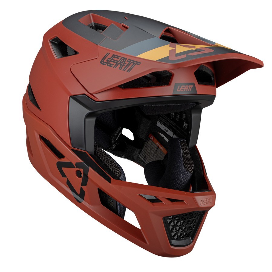 Helm Leatt gravity 4.0 lava Helm Leatt gravity 4.0 lava enduro mtb original