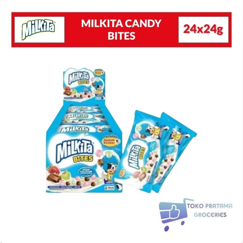 

MILKITA CANDY BITES 1 BOX 24x24g