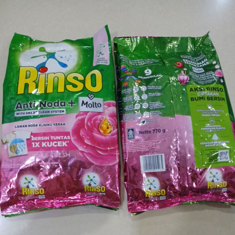 Rinso Anti Noda + Molto 770 gram