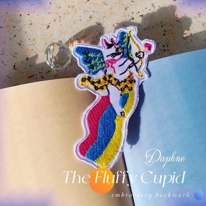 

Bookmark / Pembatas buku Bordir Cupid