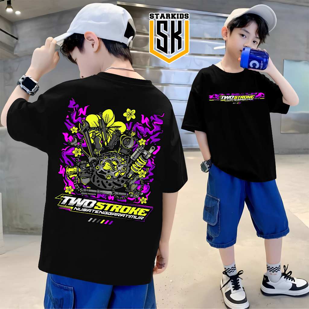 KAOS ANAK MOTOR 2 STROKE KAOS 2 STROKE BAJU 2 STROKE MOTIF PESONA 2 STROKE BEST SELLER