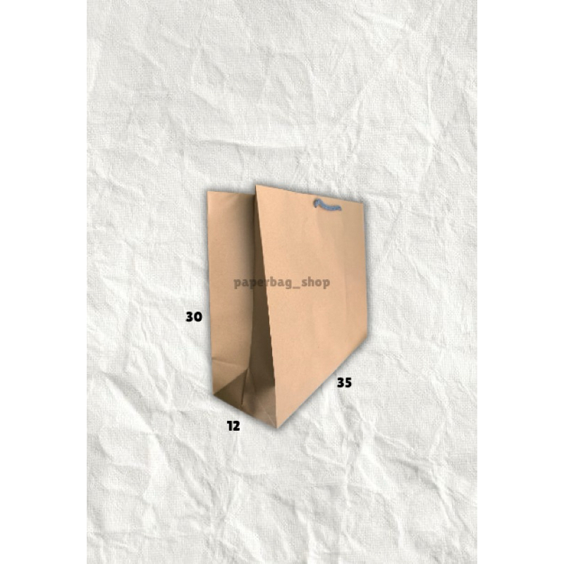 

paperbag shopping landscape coklat 35x12x30 (isi 12pcs)