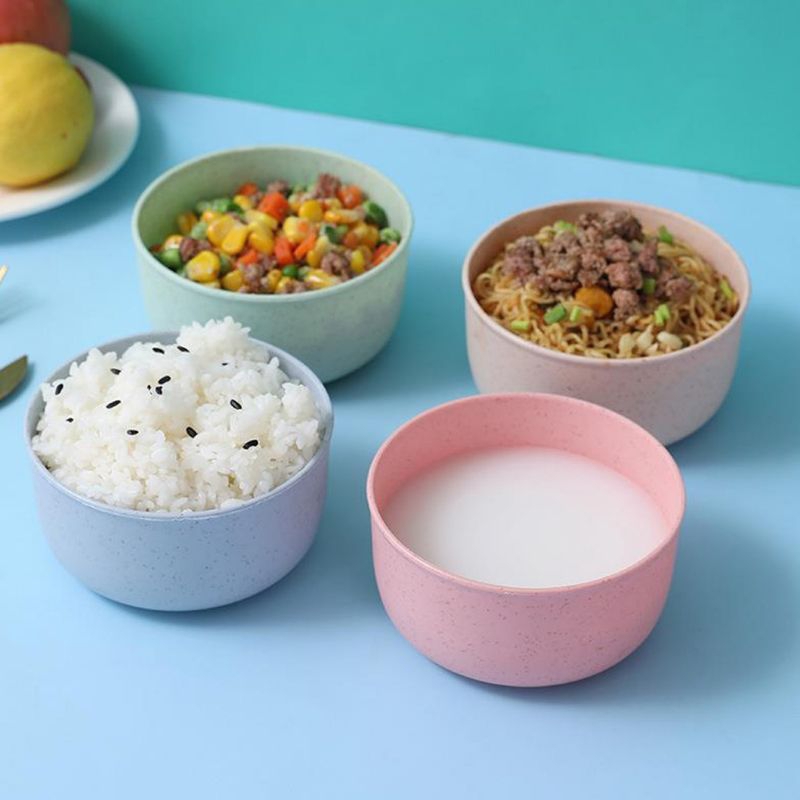 SS-Mangkok Wheat Straw / Mangkok Makan Bowl / Mangkok Warna Warni