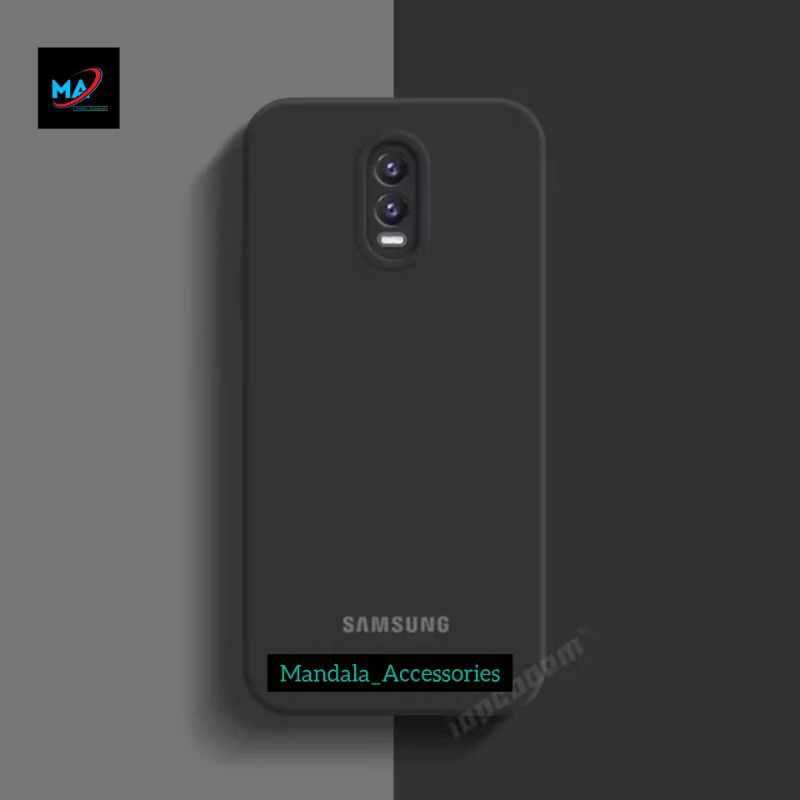 Softcase Pro Camera Silikon Samsung J7 Pro J7 Plus Case Dove Full Black