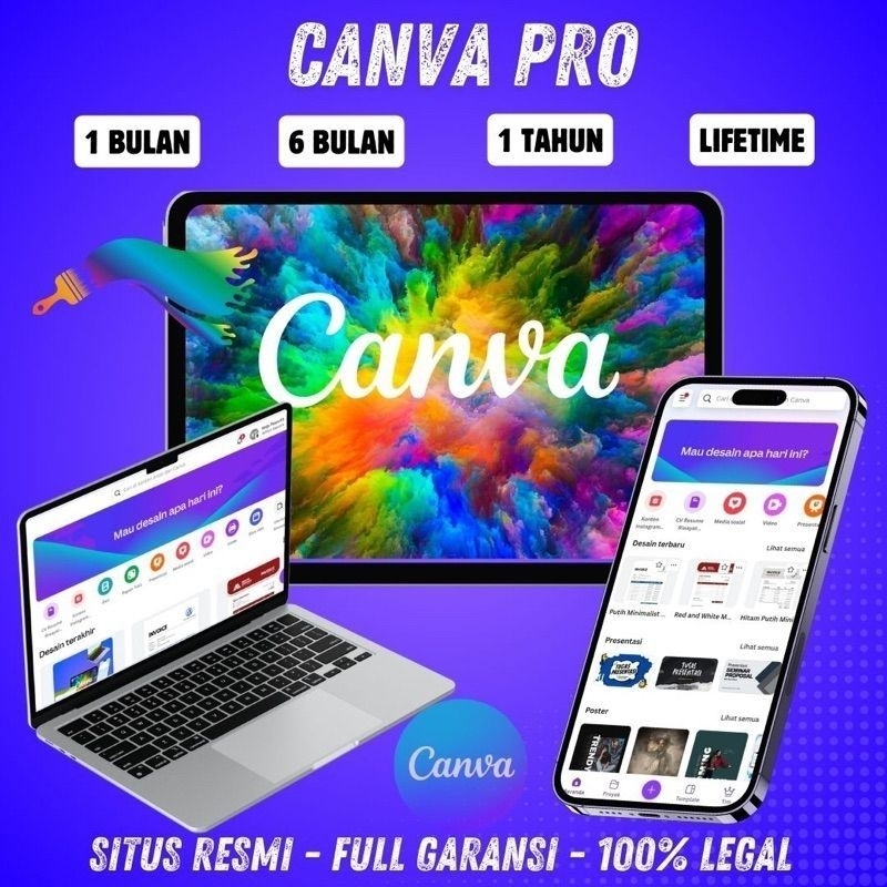 CANVA PRO PREMIUM LIFETIME FULL ACCESS FULL GARANSI