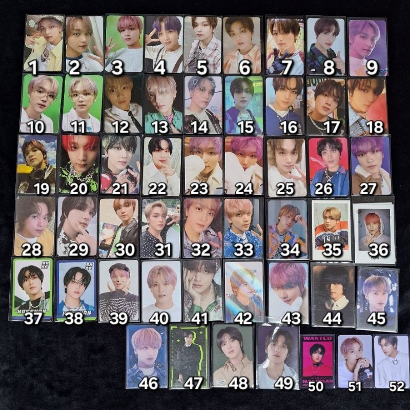 Photocard official Haechan sticker dicon bnw ay-yo hot sauce Nct dream 127 glitch mode tds2 sg23 sg2