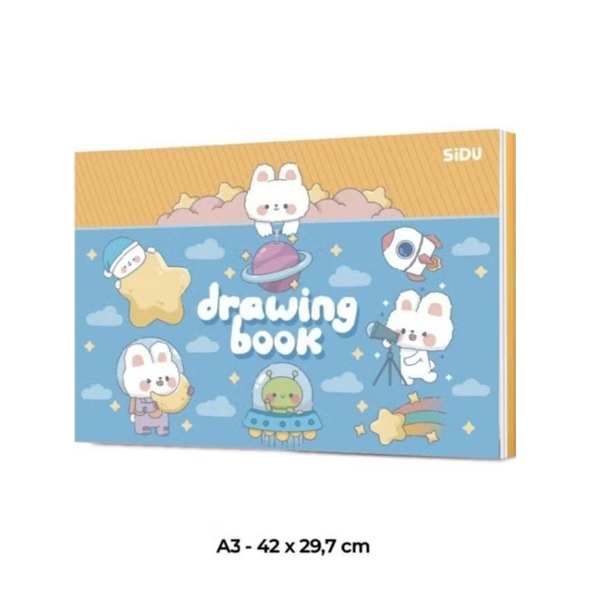 

BUKU GAMBAR SIDU A3 10 LEMBAR HARGA TERTERA UNTUK 1 BUAH /1 PCS BUKU