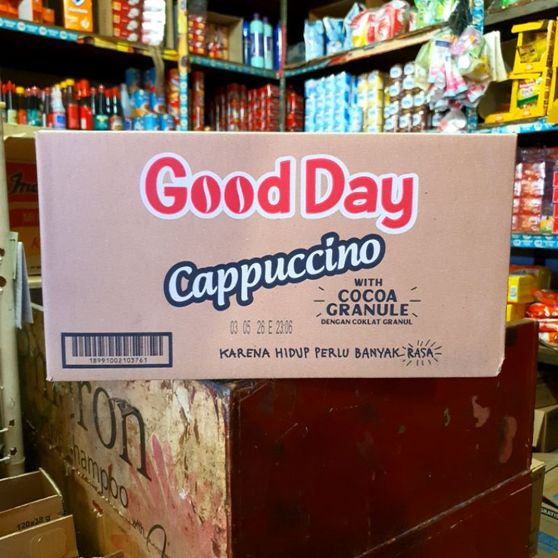 

good day cappucino perdus isi 12renceng x 10sachet x 25g