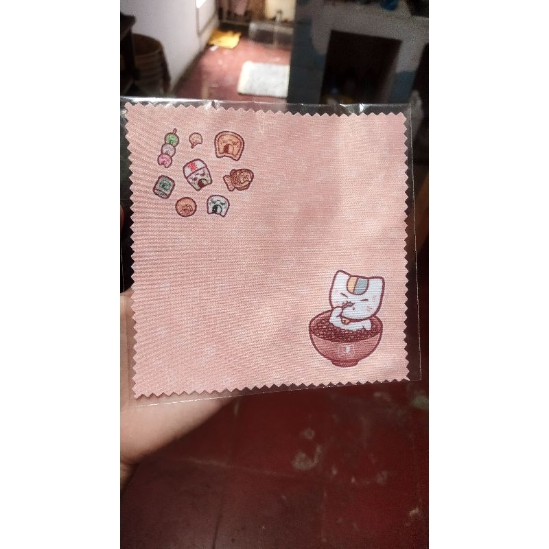 Kain Pembersih Lap Kacamata Kucing Nyanko Sensei Natsume Yuujincho