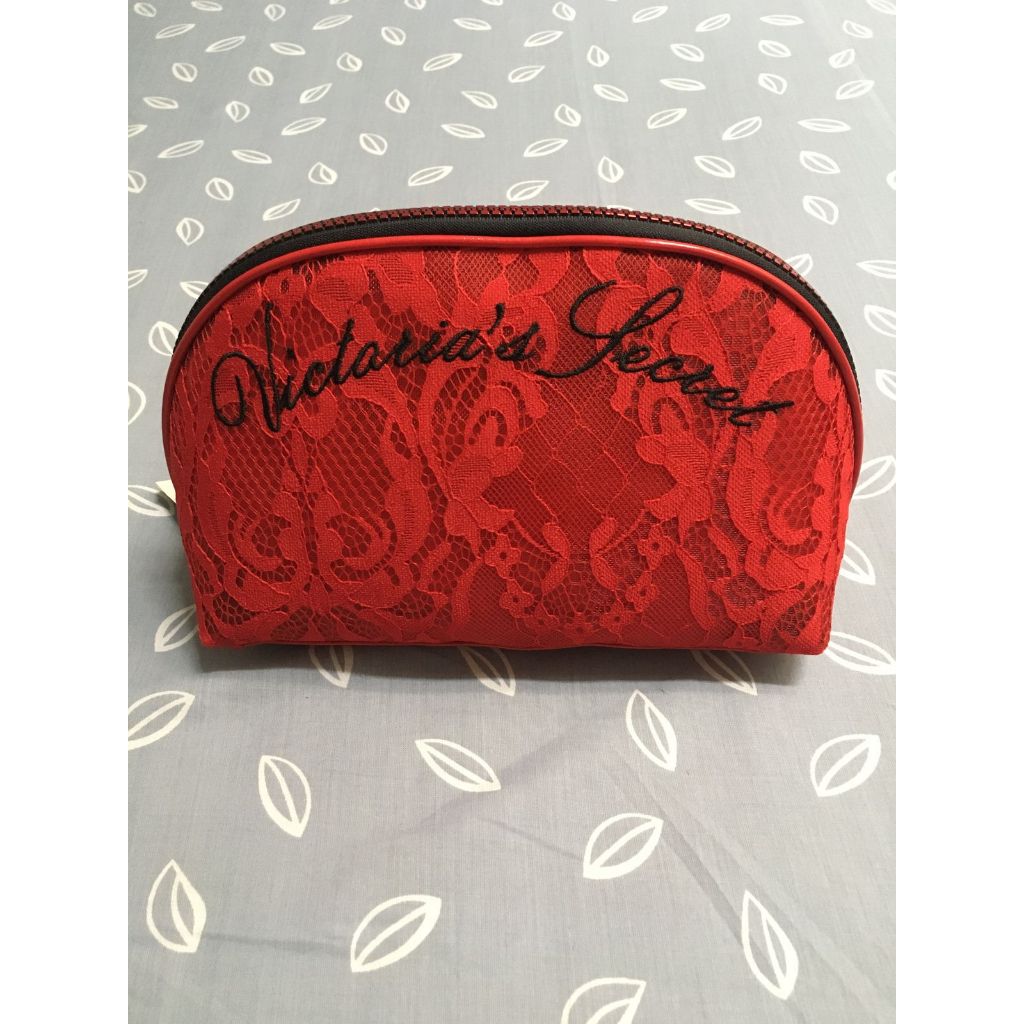 Pouch Victoria's Secret Cosmetic Makeup Bag Lace