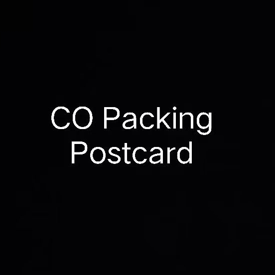 

CO Packing Postcard