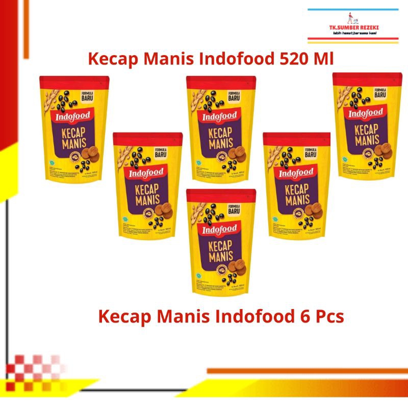 

[PAKET HEMAT ISI 6] Kecap Manis Indofood 520 Ml PROMO MURAH/ Indofood Kecap Manis 520 Ml PROMO MURAH